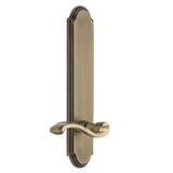 Grandeur Arc Tall Plate Privacy with Portofino Lever