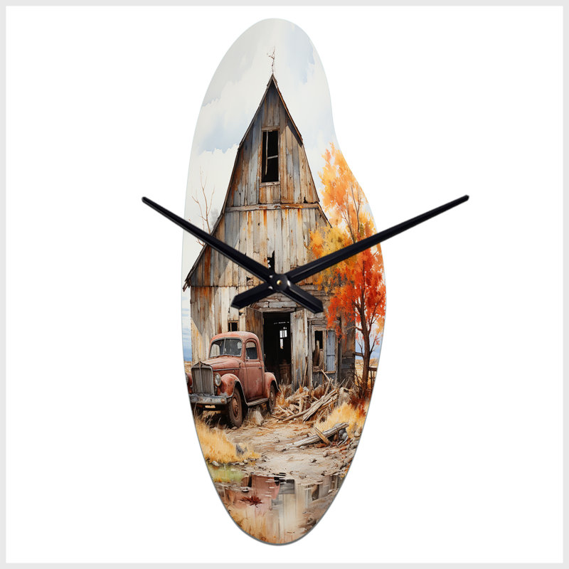 Horloge murale Barns, Médium