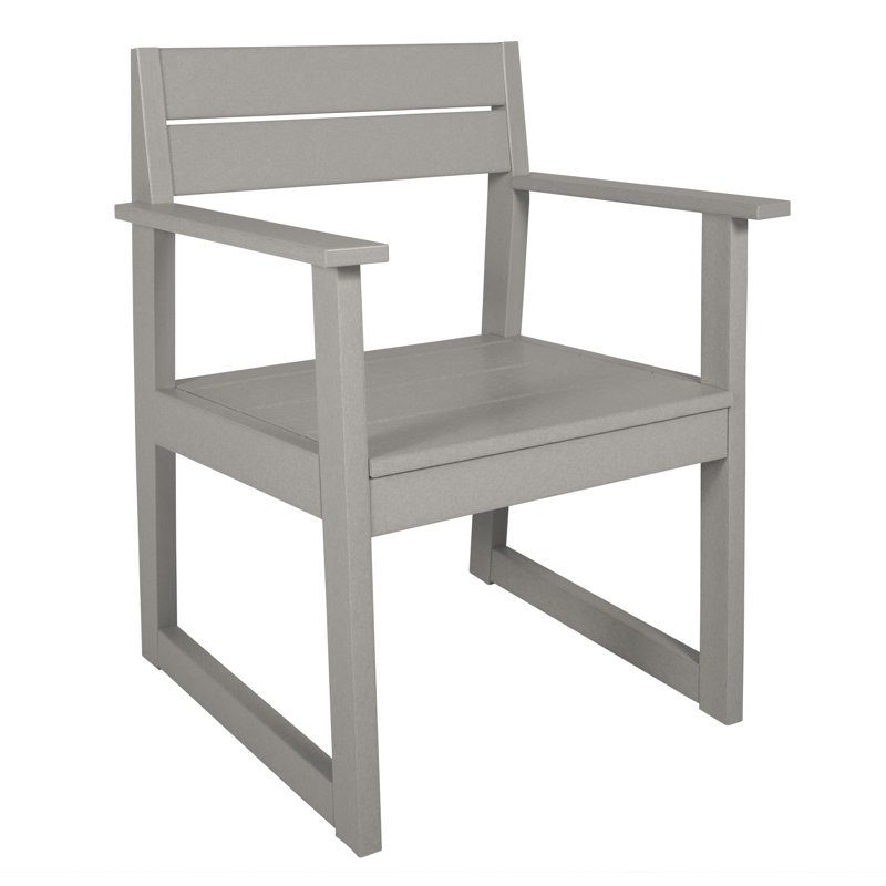 Fauteuil de salle à manger Cifuentes, Gris côtier