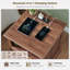 Table de chevet 2 tiroirs Farideh-547116723