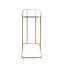 Marseilles Glass Top Frame End Table