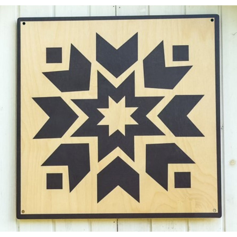 Wood Wall Decor, Black/Beige