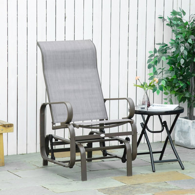 Fauteuil oscillant d'extérieur Outsunny