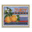 Art mural encadré sur toile flottante, oranges juteuses par Nancy Overton