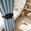 Natural Fabric Curtain Holdback/Tieback-1199876788