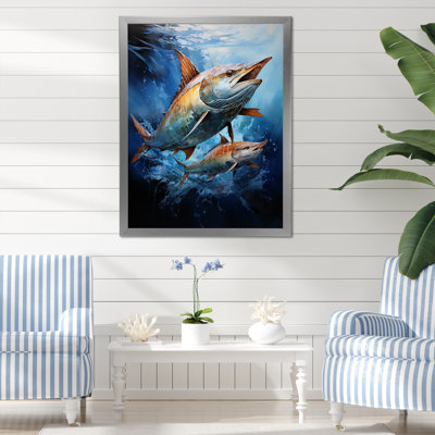 Alleffra pêche majestueux Marlins sautant II