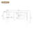 Minimalist Style 60"L Large Storage Space Sideboard With 4 Doors And Rebound Device For Living Room And Entryway-104418062