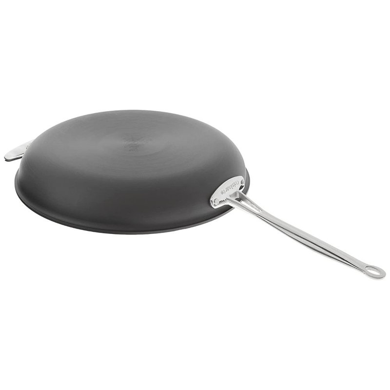 Non Stick Stainless Steel Skillet, 12" W
