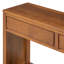 Console rustique en bois avec tiroirs de rangement et tablette ouverte-39498500
