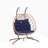 Wicker Rattan Patio Basket Egg Swing Chair with UV Resistant Cushions-925320667-925320614