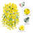 4Pcs Morning Glory Eucalyptus Hanging Flowers-2122448170