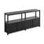 Open Plan Low Bookcase with Storage-836359040-836359041