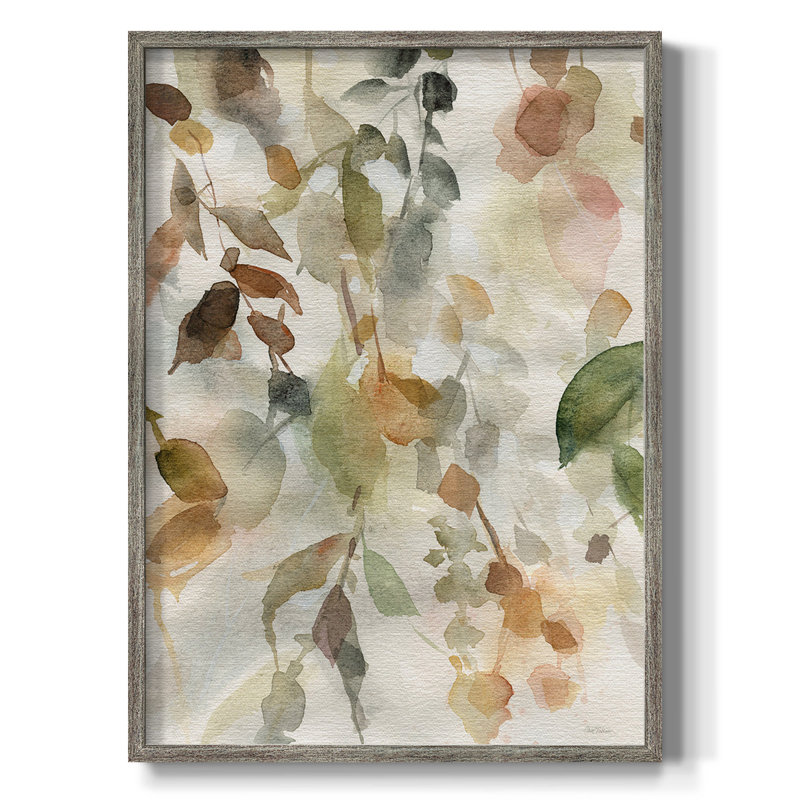 Neutre printemps II, Toile avec cadre noyer, Non