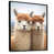 Black Floater Framed