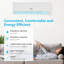 Winado 11000 BTU Wi-Fi Connected Ductless Mini Split Air Conditioner for 550 Square Feet with Heater