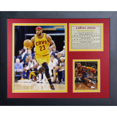 Souvenirs encadrée lebron james cleveland cavaliers