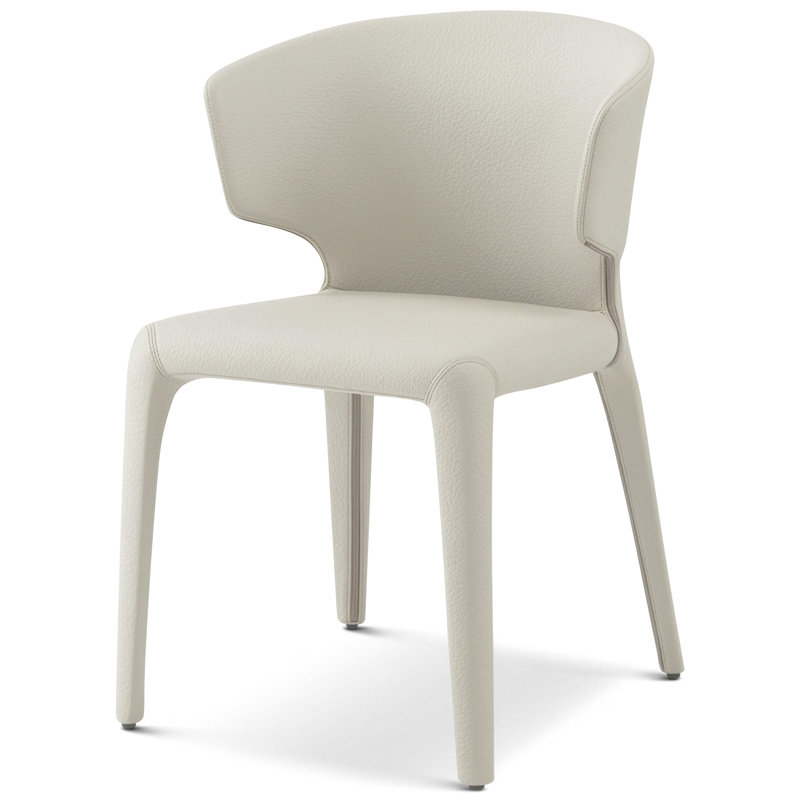 Milan Upholstered Dining Chair, White