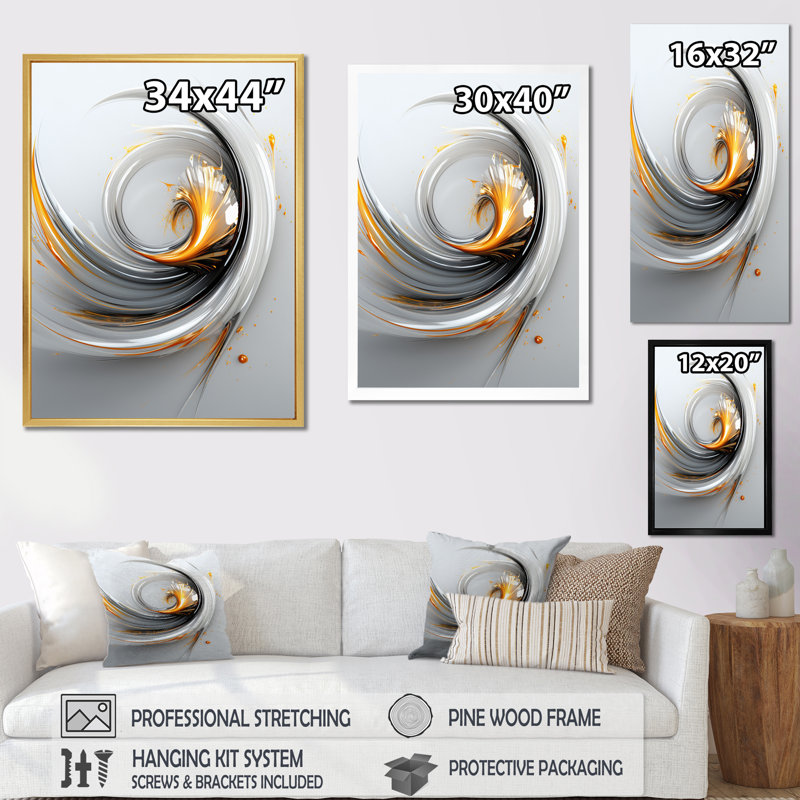 Sublime liquide minimal en or blanc argenté I - formes abstraites, art mural, salon, H 44 po x l 34 po x P 1,5 po