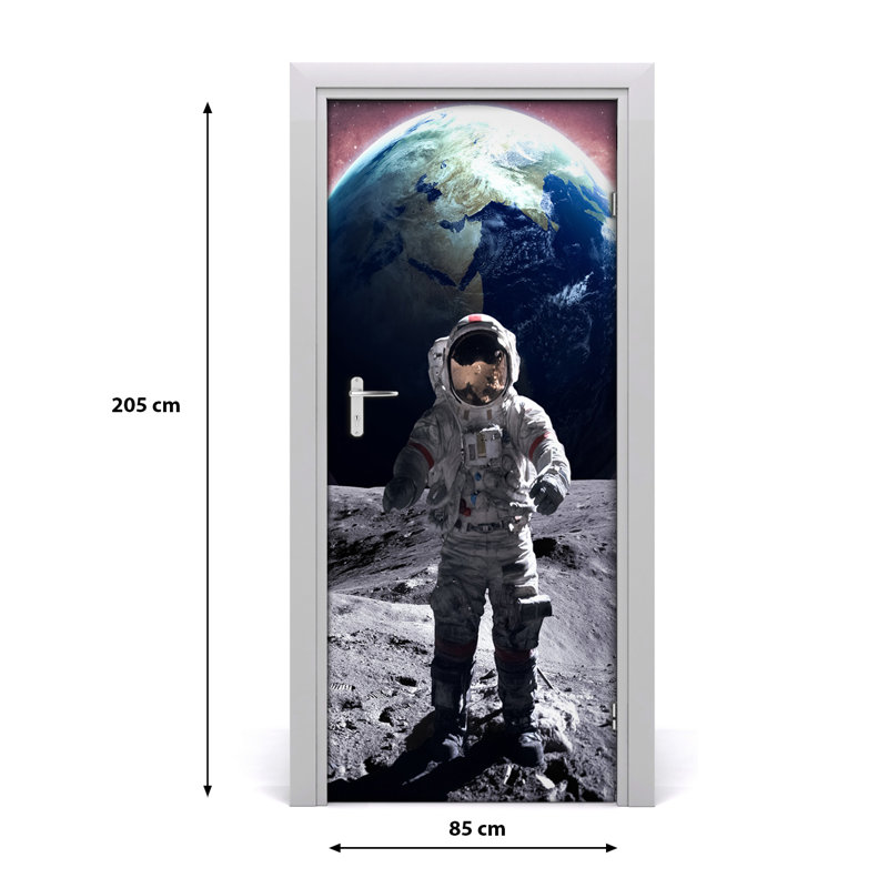 Astronaut Door Decal