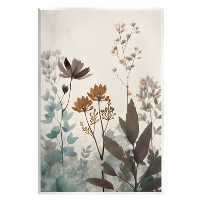 " Soft Beige Botanicals " by Petals Prints Design