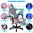 Soontrans Gaming Chair with Footrest High Back Office Chair with Headrest&Massage Lumbar Support Swivel Ergonomic Gaming Chair for Adults, Pink-443887833