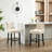 27.5'' Upholstered Bar Counter Stool with Solid Wood Frame(Set of 2)-79027220