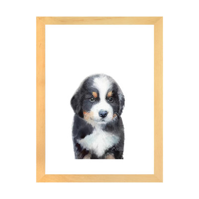 Bouvier bernois par Watercolor Luv - reproduction d'art