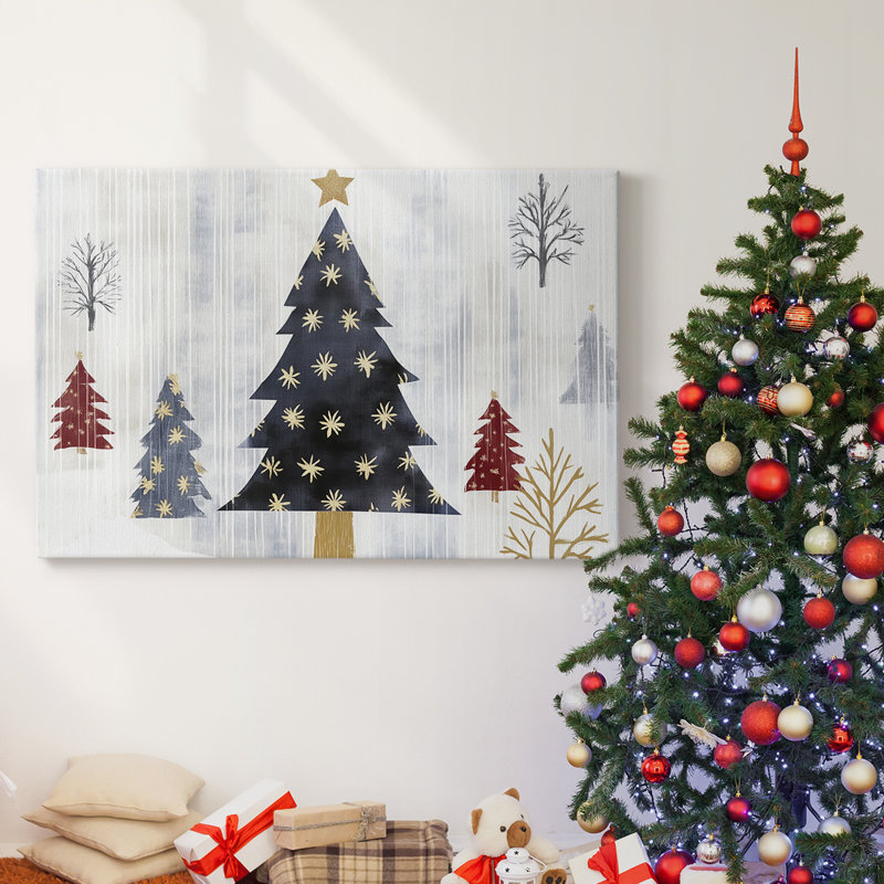 Christmas Holiday Arts - Toile tendue avec châssis, H 16 po x l 24 po