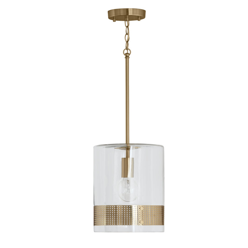 Independent 1 - Light Single Pendant, Polished Brass