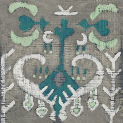 Teal Tapestry I by Chariklia Zarris - Wrapped Canvas Painting