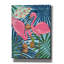 Art mural sur toile Epic Graffiti «Flamingo Happy Hour 1» par Yvette St. Amant-106172661