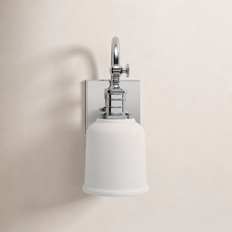Keswick 1 - Light Armed Sconce, Polished Chrome