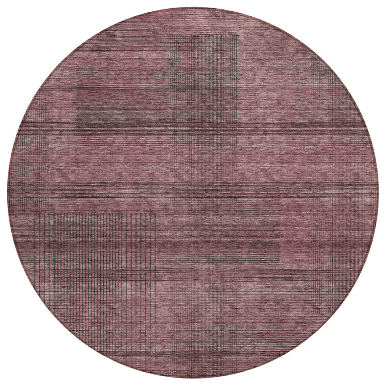 Malchow Washable Striped Indoor / Outdoor Rug