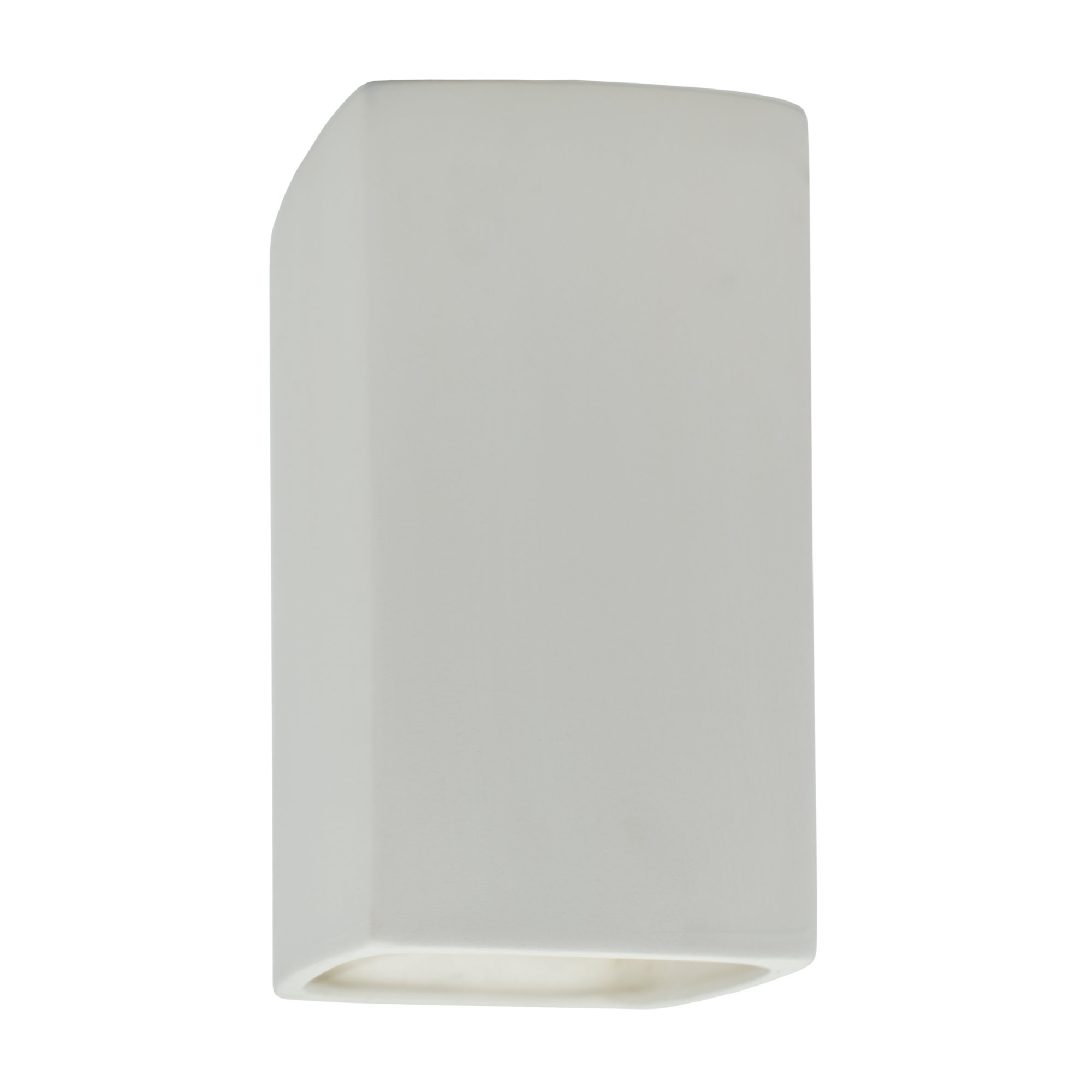 Nomad Outdoor Ceramic LED Wall Light, Bisque, Integrated LED, 13.5" H x 7.25" W x 4" D