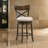 Hesser Swivel Upholstered Counter Stool with Solid Wood Frame-832722261-832722249