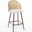 Tabouret de comptoir 25,6 po Cassadra-1843430612