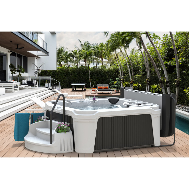 Home spa relaxation can be yours with a Dual Jet Bath Spa. Just hang it  over the side of the tub, turn it on and enjoy the amenities of a spa in