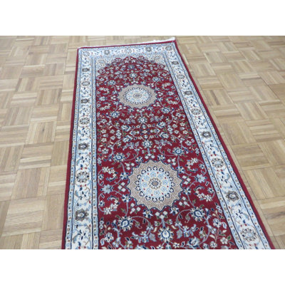 Shana One-of-a-Kind 2'8" X 12'3" Runner Area Rug in Red