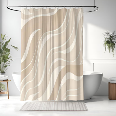 Rideau de douche abstrait Evertas
