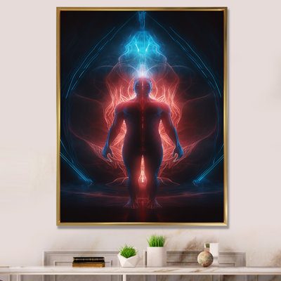 «Etheral Body Glowing Light Awakening», reproduction sur toile