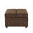 Twin Size Folding Ottoman Sleeper Bed With Mattress Convertible Guest Bed Espresso