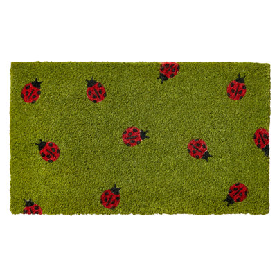 Ladybug Coir Door Mat