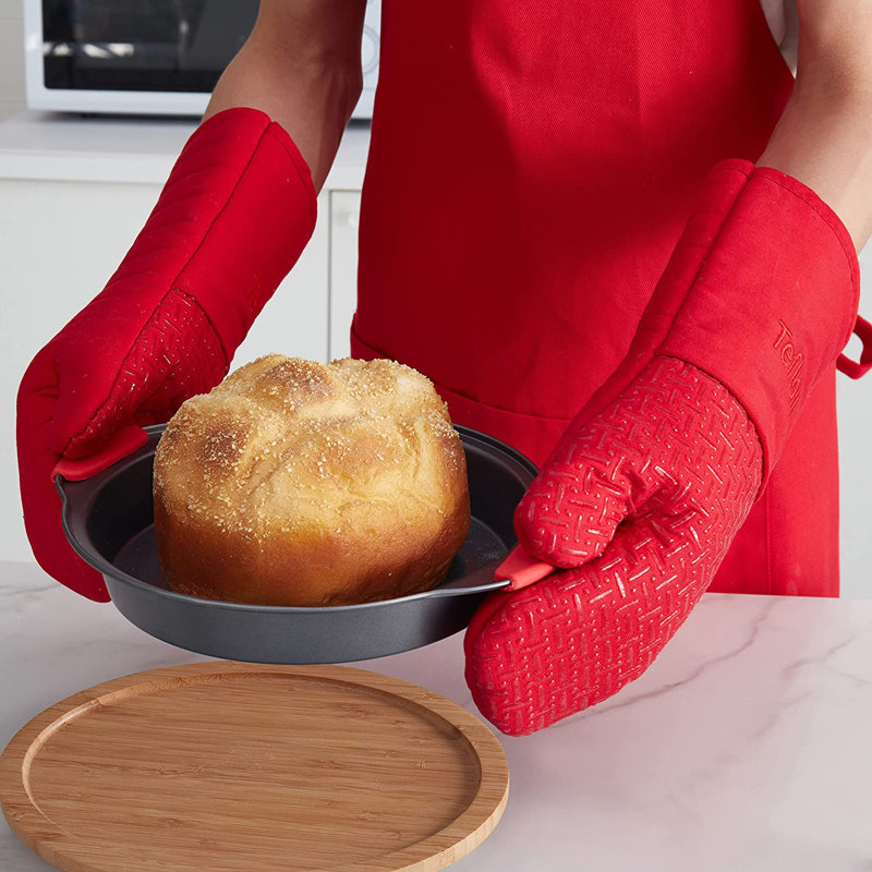 Solid Color Apron Sets, Red