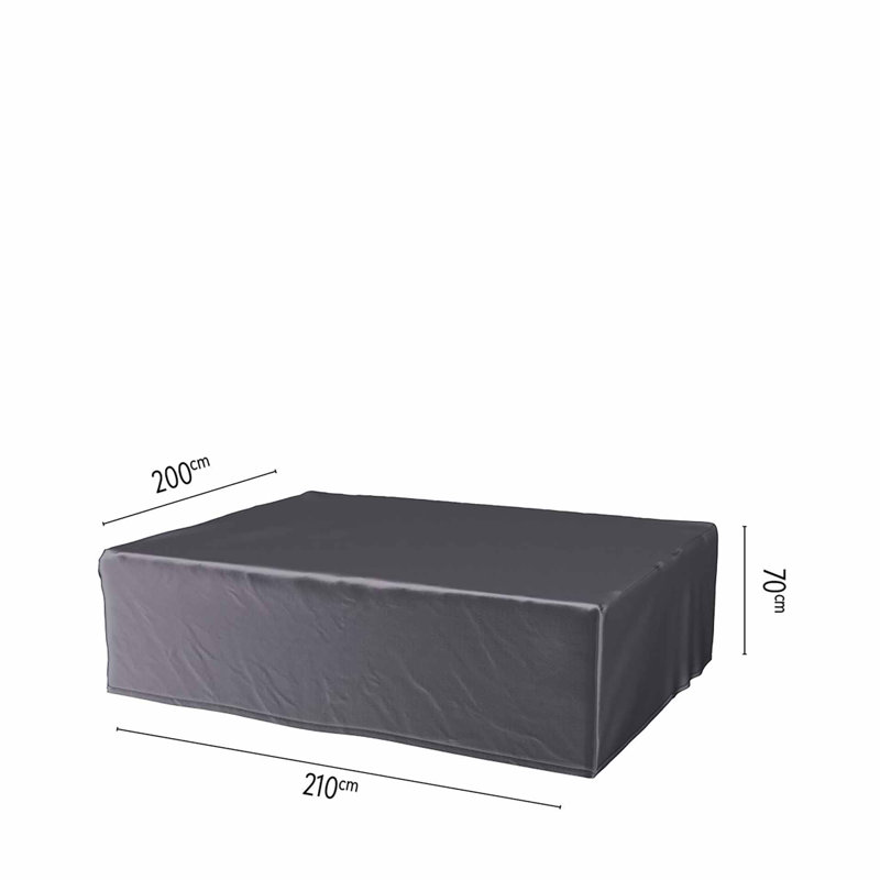 Garden Lounger Seating Set Aerocover Square, 70 cm H x 210 cm W x 200 cm D