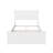 Fleenor Solid Wood Foundation Bed with Matching Footboard and Built-in Charging Station-24578801-24578802