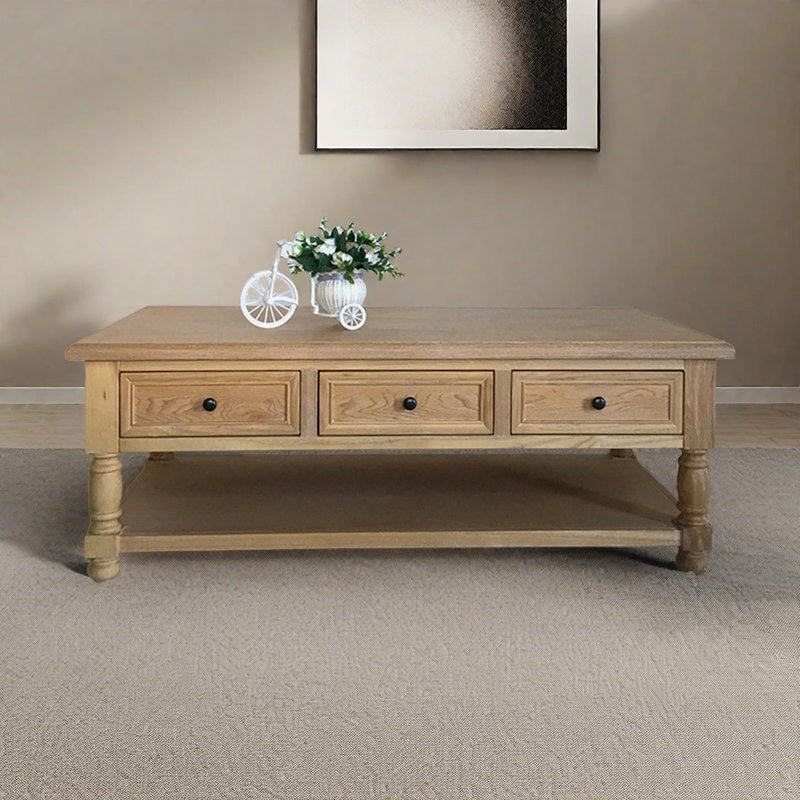 Table basse américaine simple, H 18,9 po x l 47,2 po x P 23,6 po