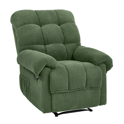 Recliner Chair, Overstuffed Armchair, Manual Recliner, Living Room Seating, Reading Chair, Padded Footrest, Home Theater Seating, Ergonomic Lounge Chair, Soft Fabric Recliner, Furniture.
