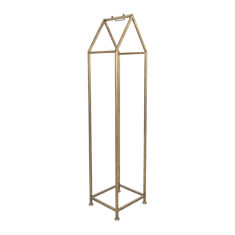 30.8cm W Metal Log Rack, Gold