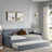 Abbington Upholstery DayBed with  Erectable Trundle and USB Charging Design-1027661513