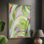 Impression encadrée Bright Tropical Abstraction IV - bois massif-1559904296